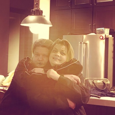 Rick Harrison's first wife, Kim Harrison, and their son Corey Harrison.